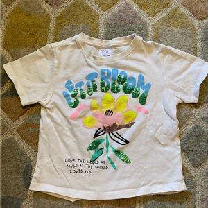 Zara - Girls floral tee - 6-7